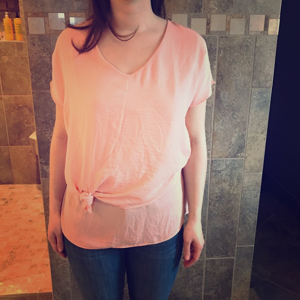 Light pink blouse